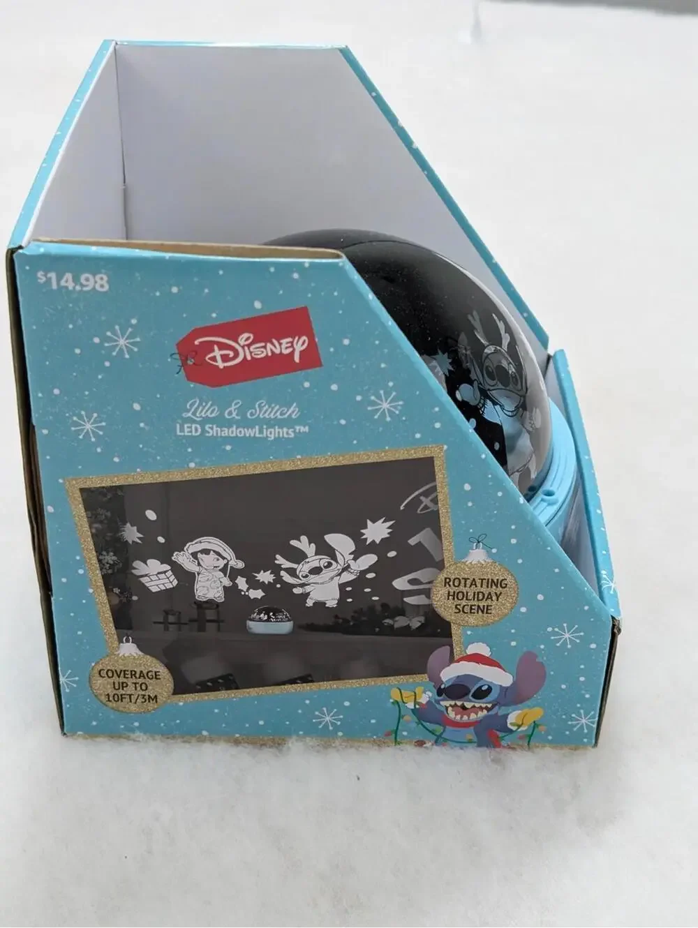 Lilo & Stitch LED ShadowLights Christmas Lightshow Projector Tabletop NEW in Box